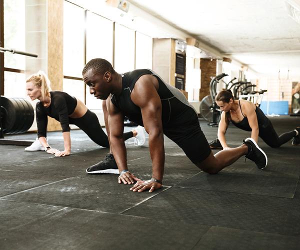 Photo of people working out at gym